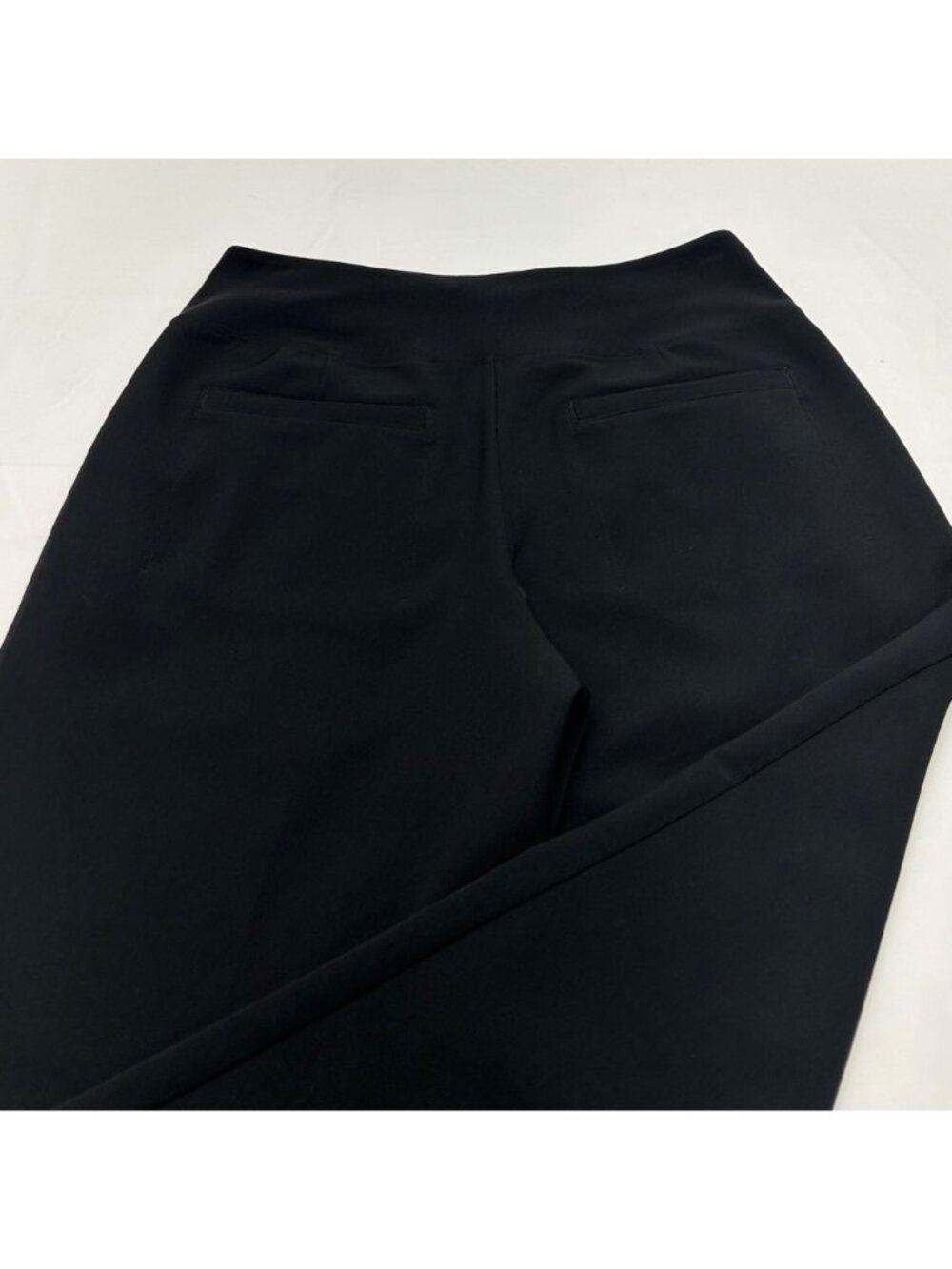 Athleta Womens Black Ankle Pants Size 2 Petite Stretch Pull-On Tapered Fit - Picture 8 of 14